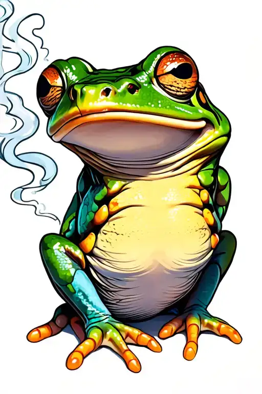 Frog Smoking