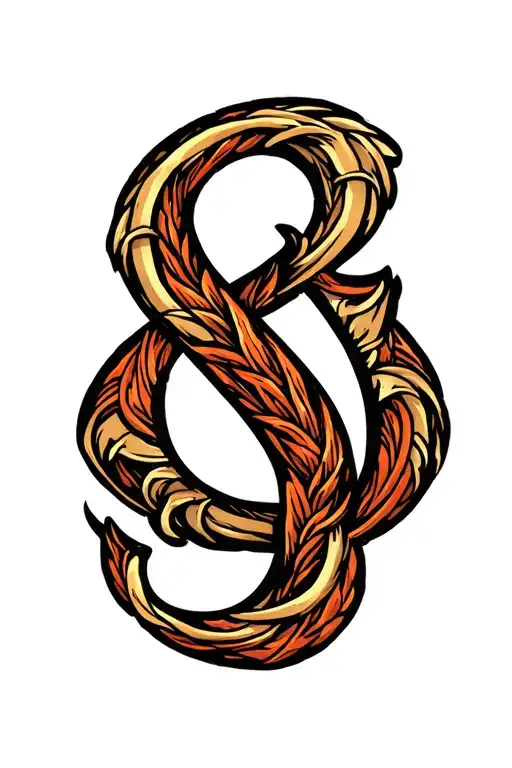 Bsa Combination Of Letters Forever Symbol Intertwined