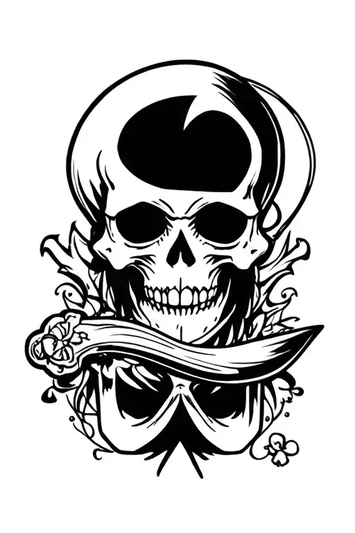 Spade And Skull