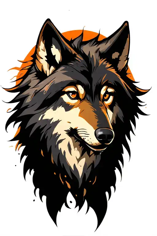 Wolf With Scratches On Its Arm Sleeve