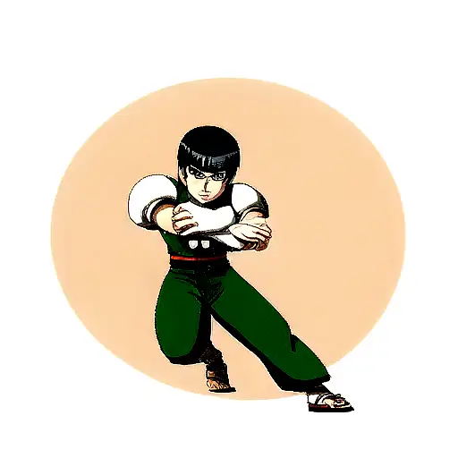 Rock Lee From Naruto With A Quote