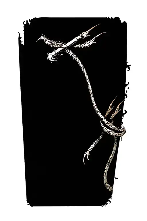 Dragon Cross Wrapped