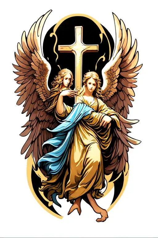 Christian Cross Angel
