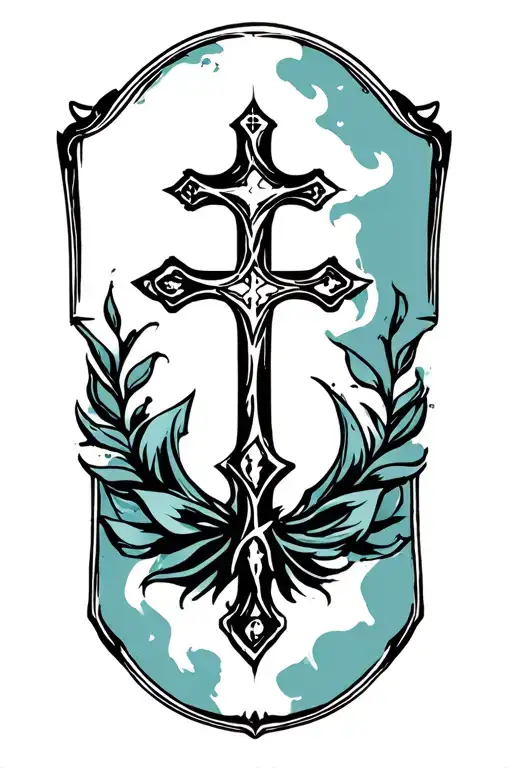 Black Christian Cross