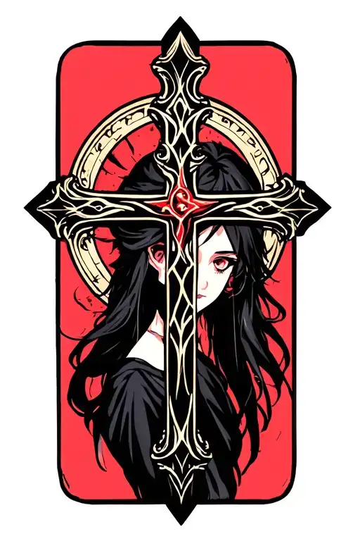 Black Christian Cross