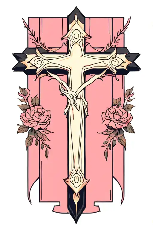 Black Christian Cross