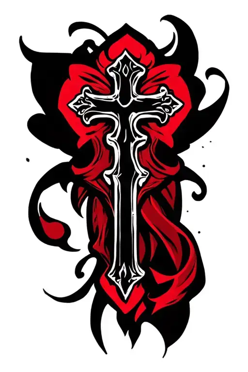 Black Christian Cross