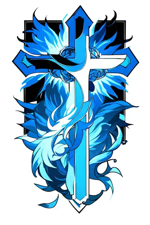 Black Christian Cross