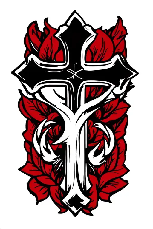 Black Christian Cross