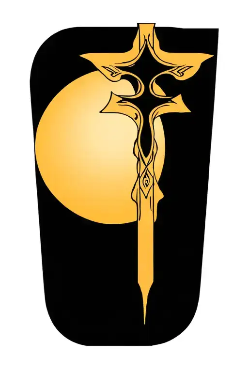 Black Christian Cross