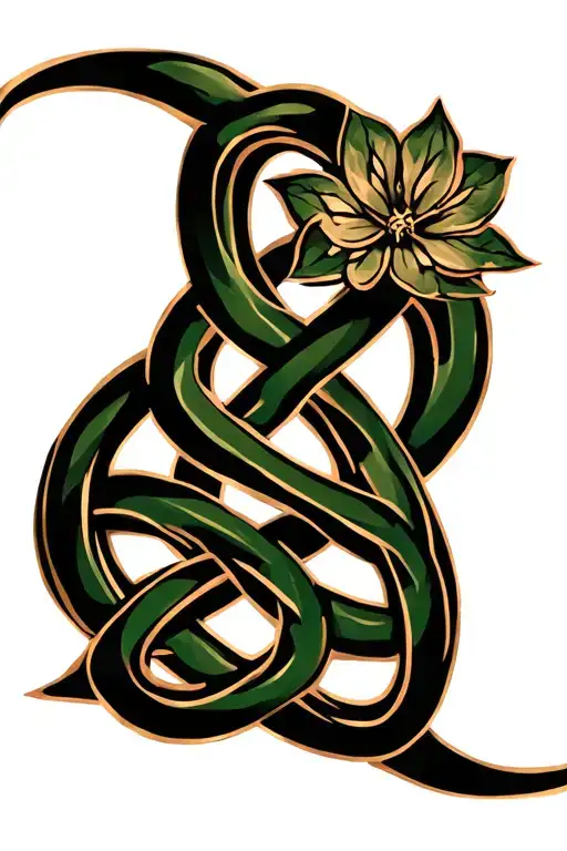 Celtic Love Knot Intertwined