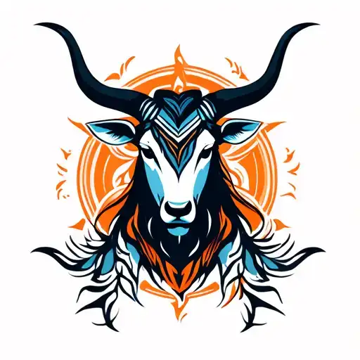 Taurus Tribal Inspired Design