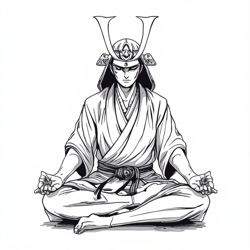 Samurai Meditating