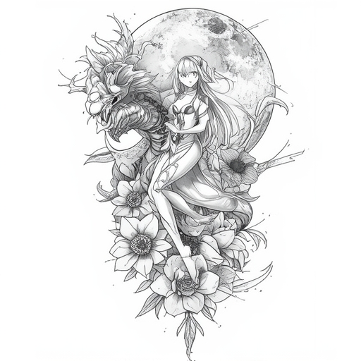 Silver Serpent’s Flame of the Moon