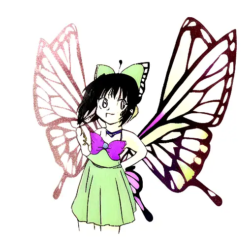 Cat With Butterfly Wings