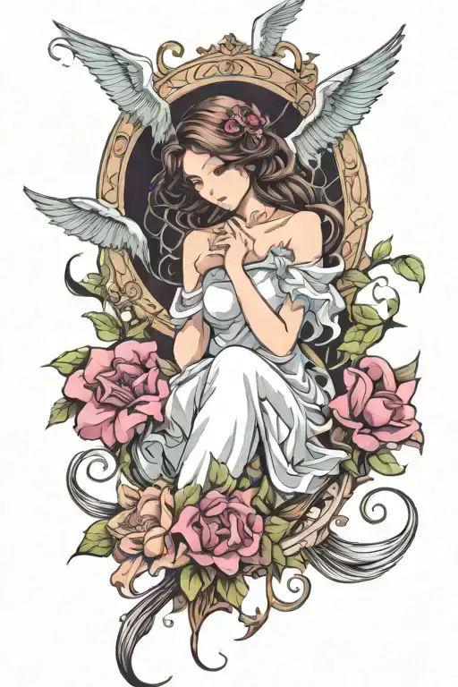 Feminine Fallen Angel Morning Glory