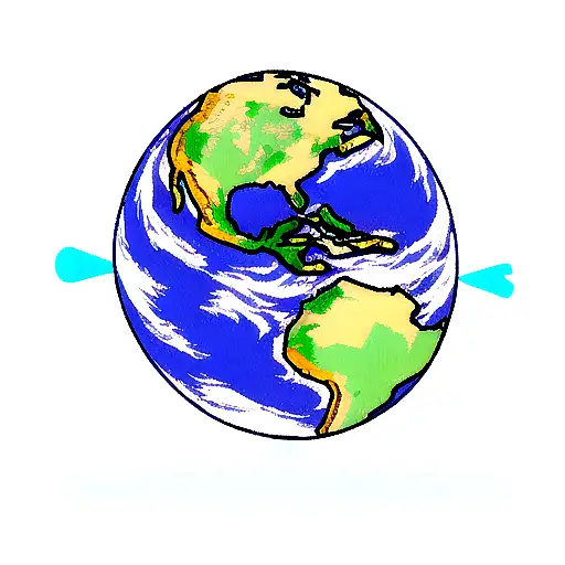 Astronaut Looking At Earth