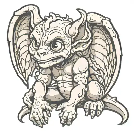 Cute Baby Gargoyle
