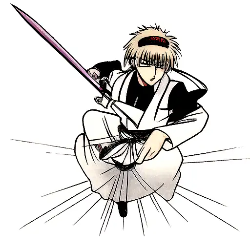 Feminine Guy Priest With A Spear Cries Surrealism