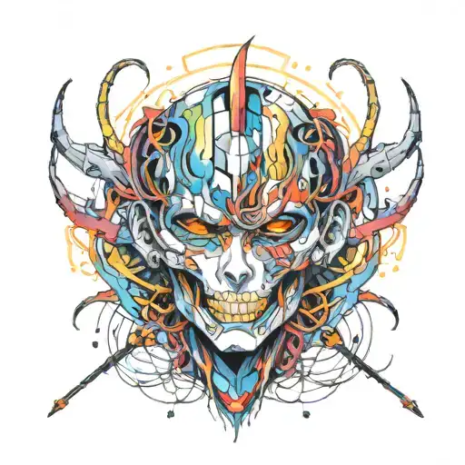 A Body With A Head That Is Opened Up With Multi Color Wires Coming Out Of The Top