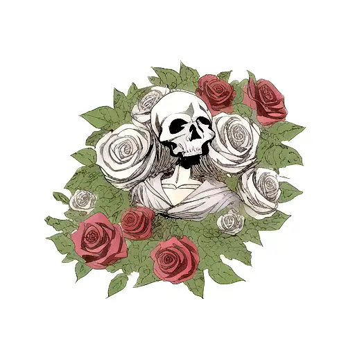 Skull And Roses
