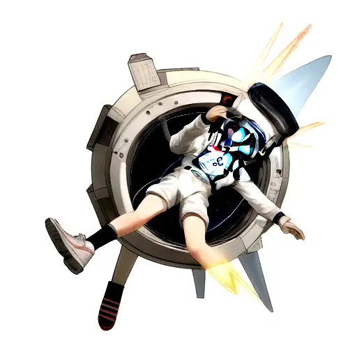 Astronaut In Space Opening A Gate To Heaven