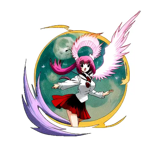 Moon Wave With Pheonix