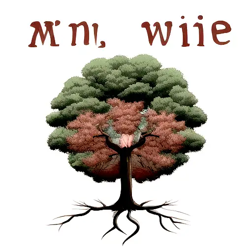 A Tree With Roots Spreading Out And The Word 'Mindfulness' Incorporated