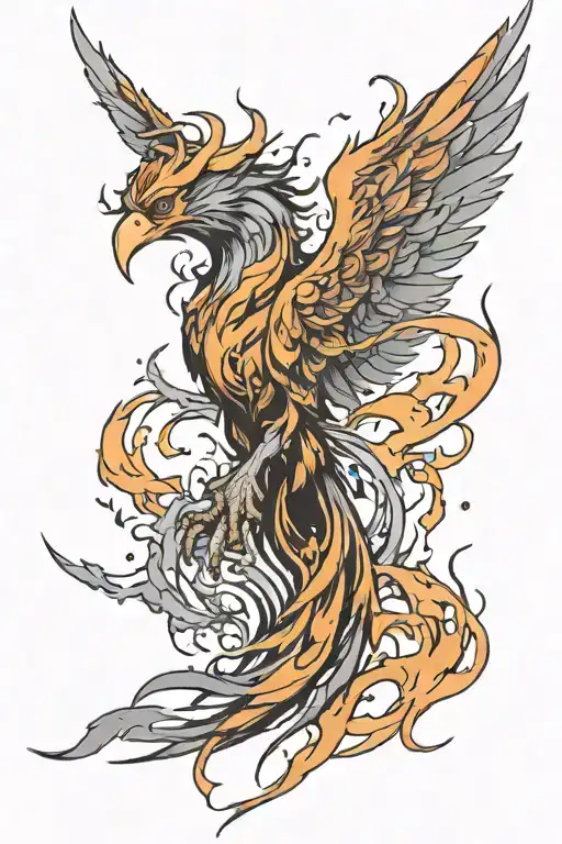 Phoenix Rising From Ashes