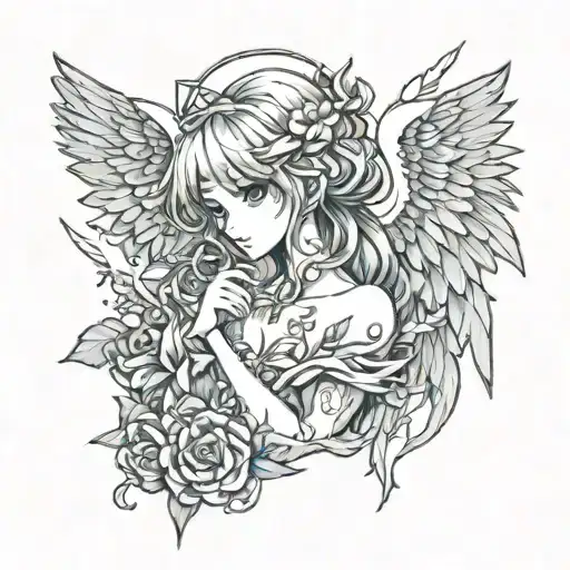 Feminine Broken Angel