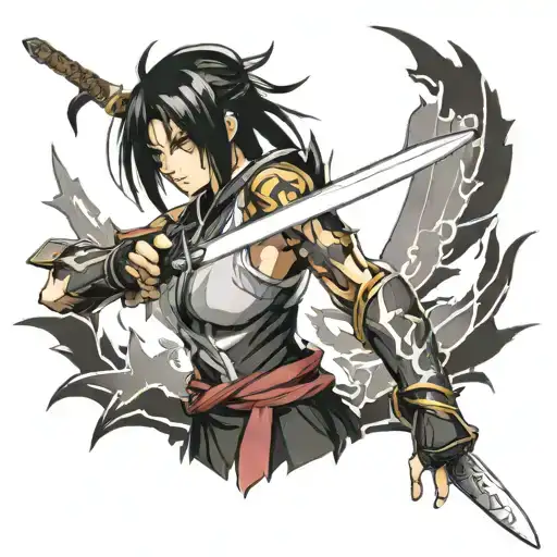 Katana With Lightning