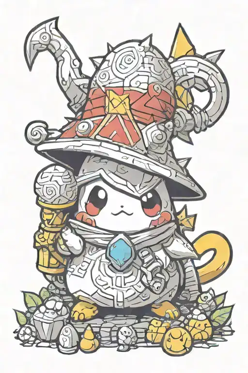 Pikachu Kirby Gnomeregan Crest Wow Gnome Super Mario Mushrooms Togepi Dungeons And Dragons D20