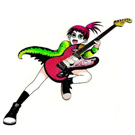 Guitar Chameleon Punk