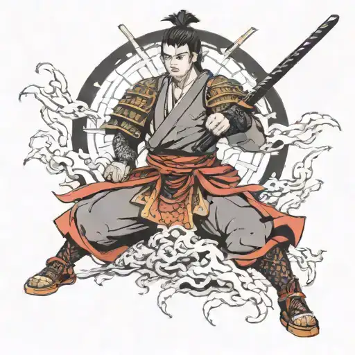 Samurai Brimming With Unmatched Power