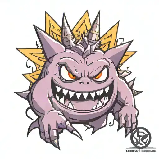 Gengar With Holy Symbol
