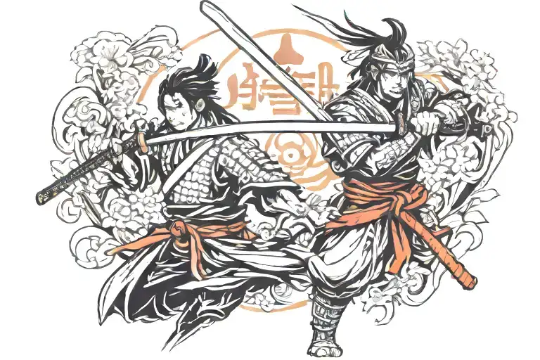 Samurai With Katana