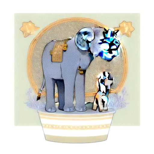 Leo Constellation With Elephant