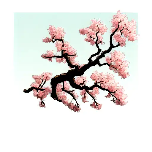 Dead Rose Cherry Blossom Tree