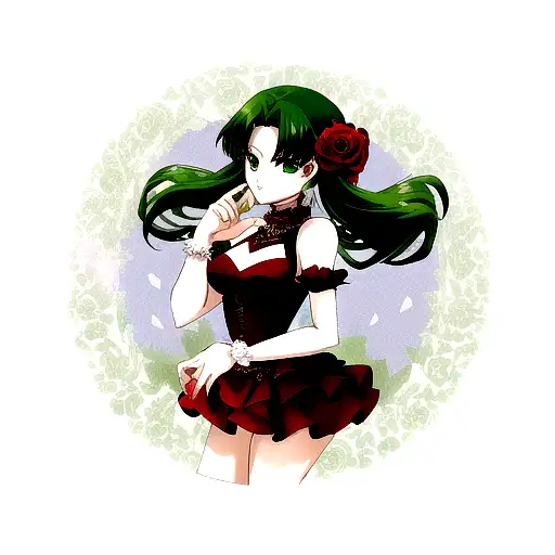 Red Rose Emerald Crystal