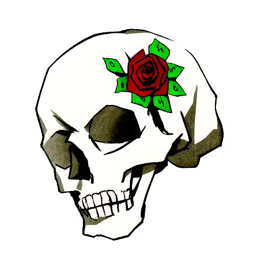 Skull And Roses