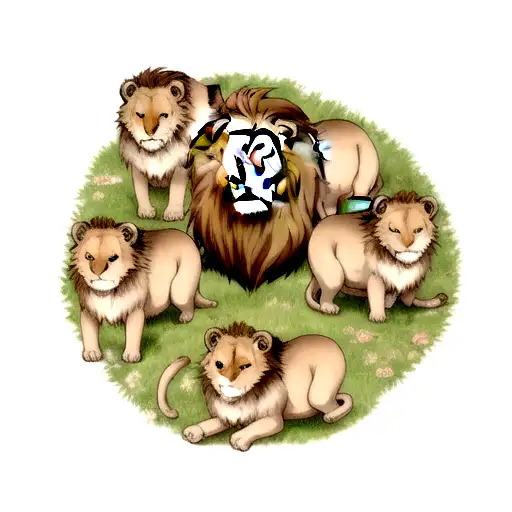 Lion Family