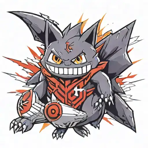 Pokemon Gengar In Ac Milan Kit