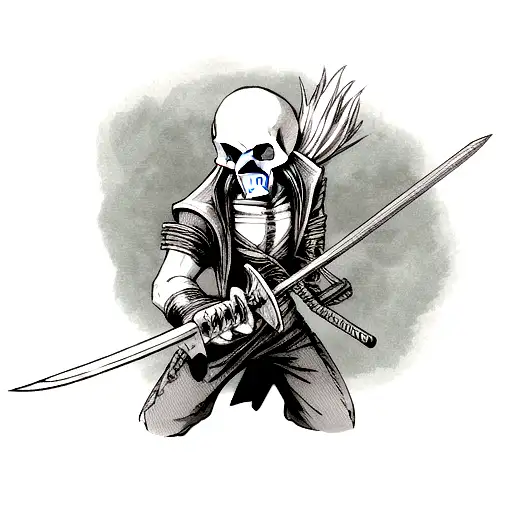 Skull With Sword