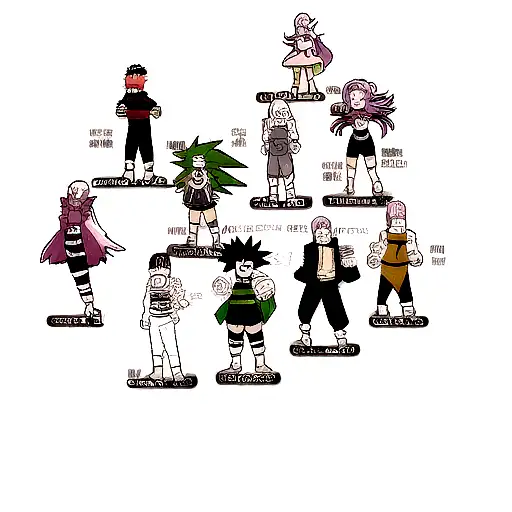 Personagens Do Naruto Em Formato De Manga