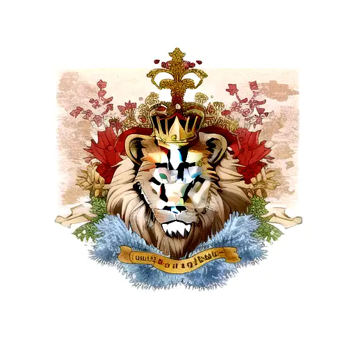 Lion With Crown