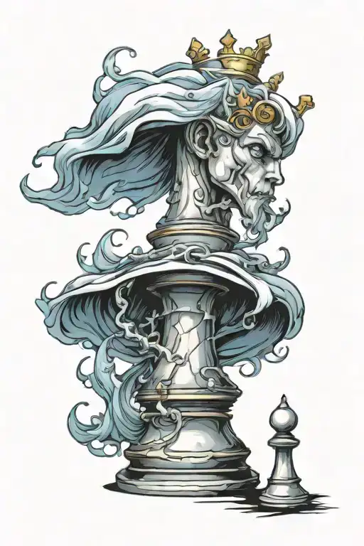 Stormy Chess Piece