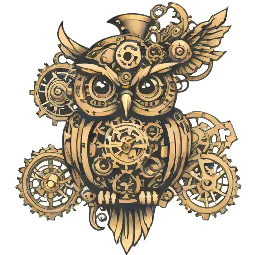 Steampunk Owl