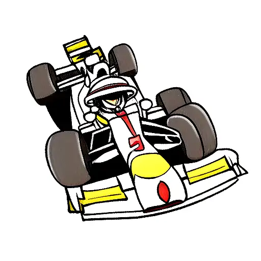 F1 Car At High Velocity