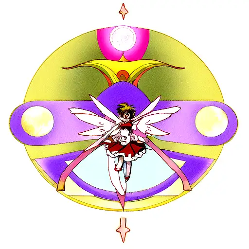 Sakura Cardcaptor With Salir Moon