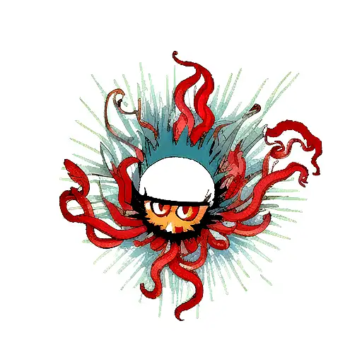 Burning Flying Octopus